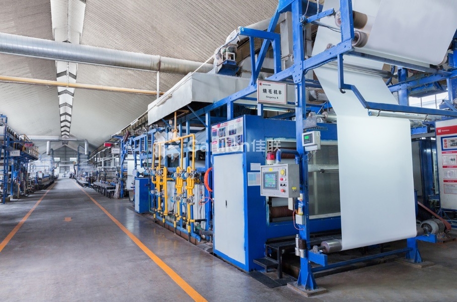 Mianyang Jialian printing and dyeing Co., Ltd. Herstellerfertigungsstraße